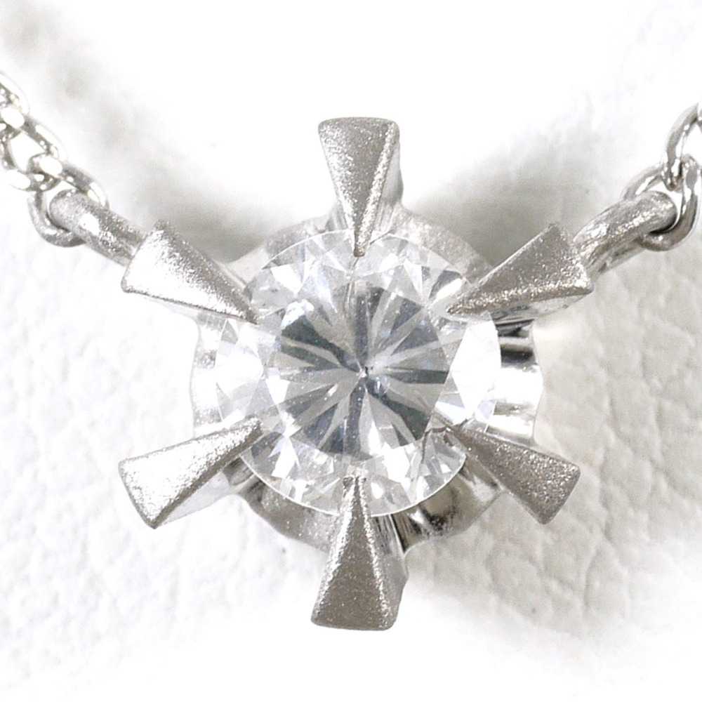 VINTAGE Silver Diamond Necklace